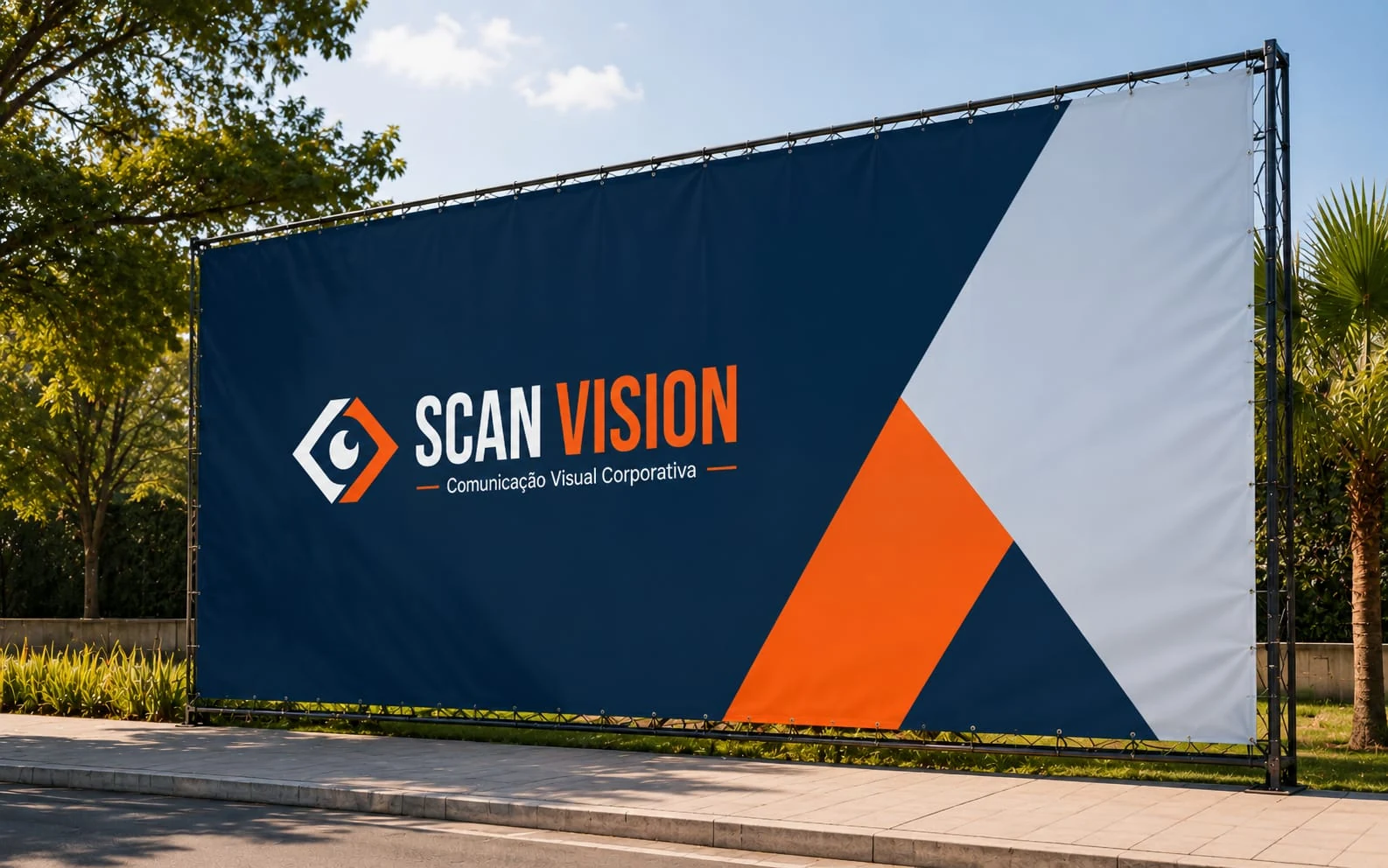 Lona Scan Vision para comunicação em grande formato